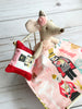 Small Dollhouse Nutcracker Quilt - Miniature Bedding Set - Maileg Mouse