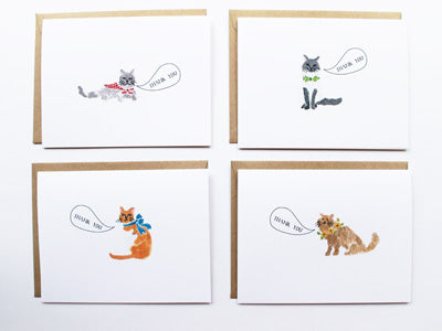 Thank You Card - Cat Thank You Assorted Cards