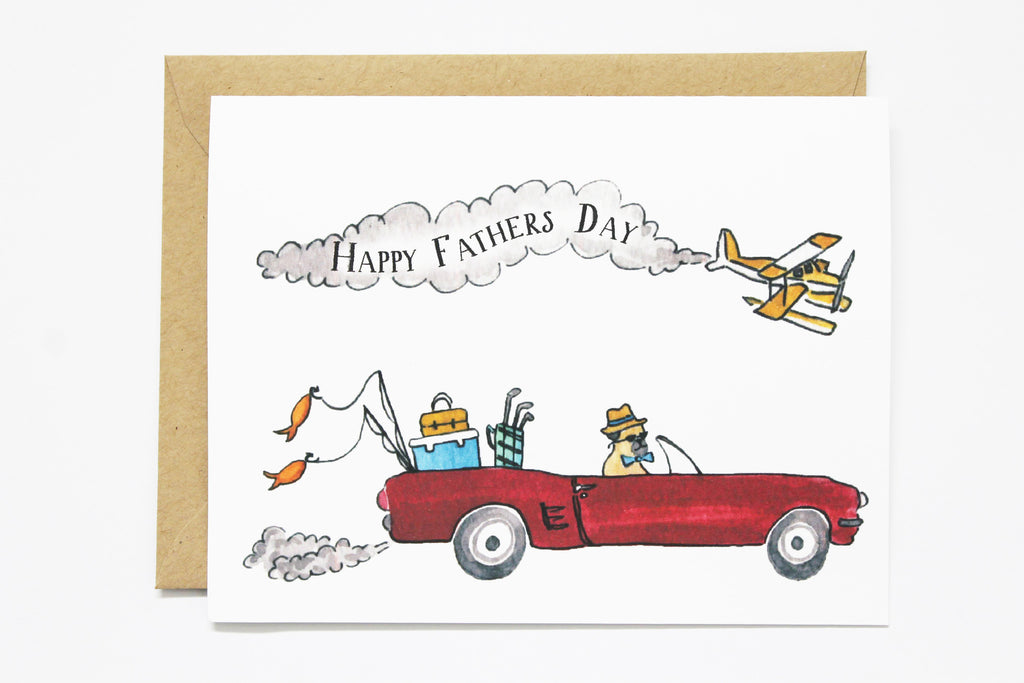 Gone Fishing Father's Day Card