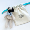 Handmade Plush Toy / Mini Pug with bow tie