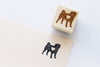 Pug Heart Stamp