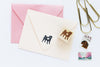 Pug Heart Stamp