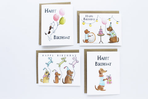 Assorted Birthday Dogs Set
