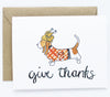 Give Thanks Thanksgiving Card