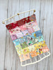 1930s Dollhouse Quilt Rainbow Medium, 1:12 scale, maileg mice furniture, modern dollhouse, dollhouse bedding