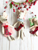 Christmas Tartan Plaid stocking - Miniature - Maileg Mouse