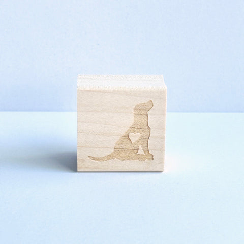 Labrador Retriever Heart Stamp