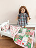Doll Quilt – Gingerbread Quilt- American Girl