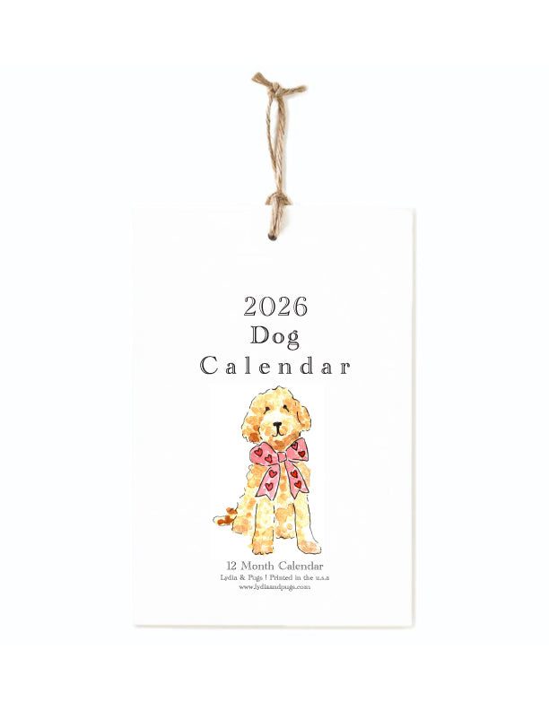 2026 Dog Calendar