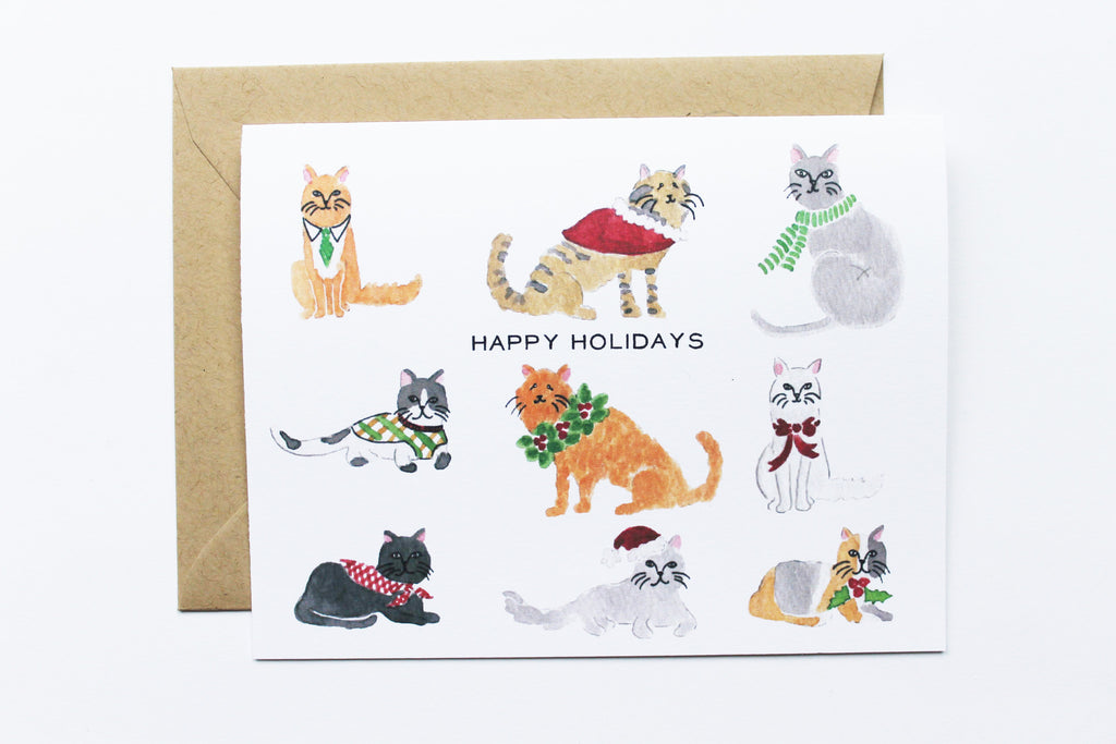 Christmas Cats Card