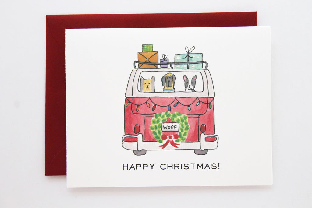 Holiday Carpool Card