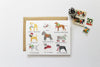 Holiday Dog Greetings Card