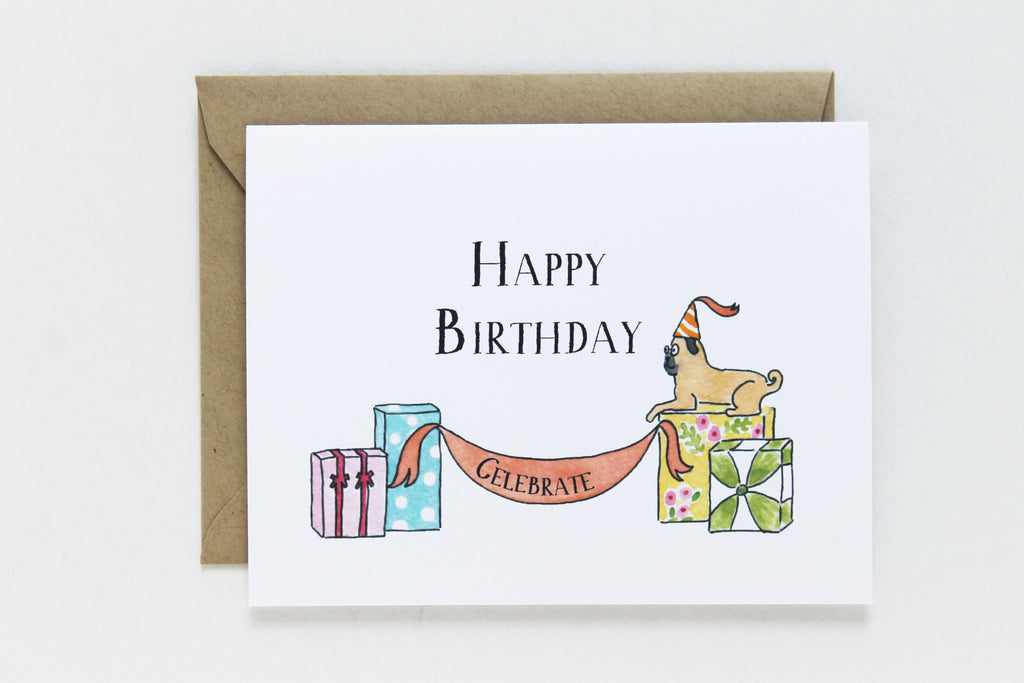 Happy Birthday Banner Card