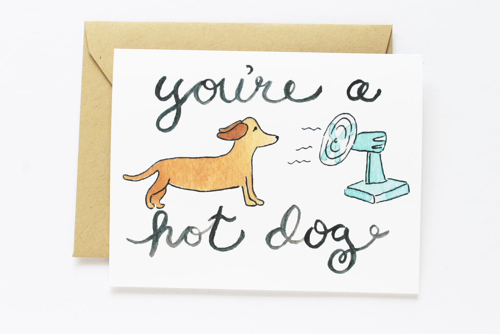 Hot Dog card