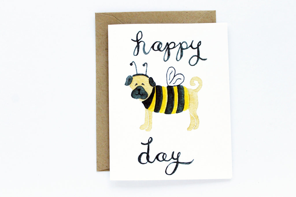 Happy Bee Day Card