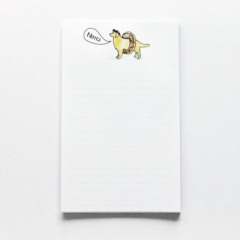 Donut Dog Notepad