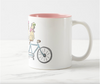 Pug Tandem Bicycle Mug